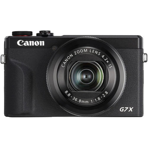 Canon PowerShot G7 X Mark III 4K Vlogging Camera | 20.1MP Black – Wi-Fi & Bluetooth