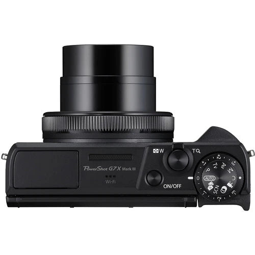 Canon PowerShot G7 X Mark III 4K Vlogging Camera | 20.1MP Black – Wi-Fi & Bluetooth