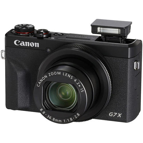 Canon PowerShot G7 X Mark III 4K Vlogging Camera | 20.1MP Black – Wi-Fi & Bluetooth